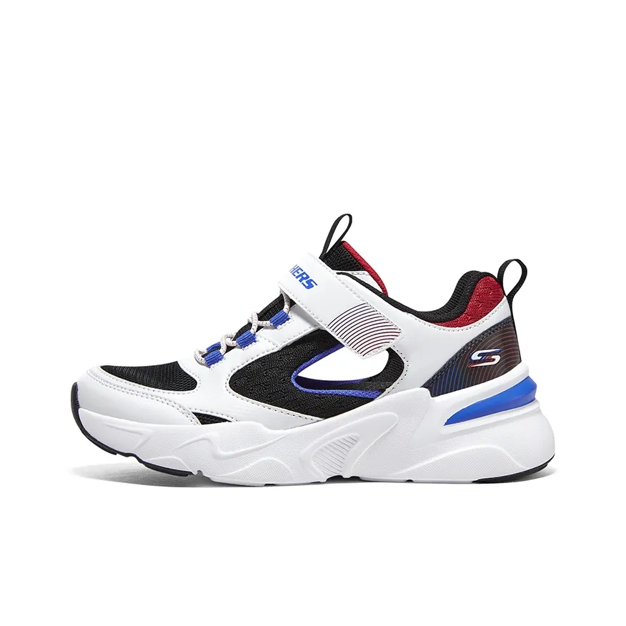 Skechers Bobs Удобный На открытом воздухе Наклеенный Закрытие KIDS Lifestyle Shoes Красный синий белый Подростки