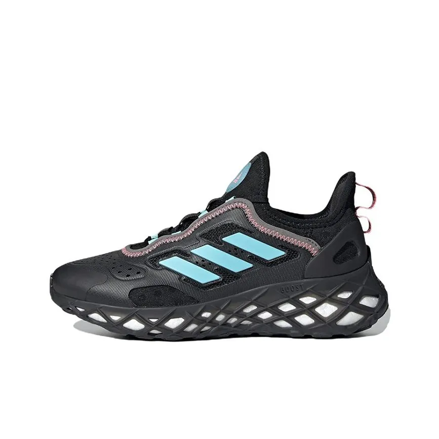 Adidas Web Boost Slip Resistant Shock Absorbers с антискользящими свойствами устойчивыми к истиранию низкие топы для детей повседневная обувь