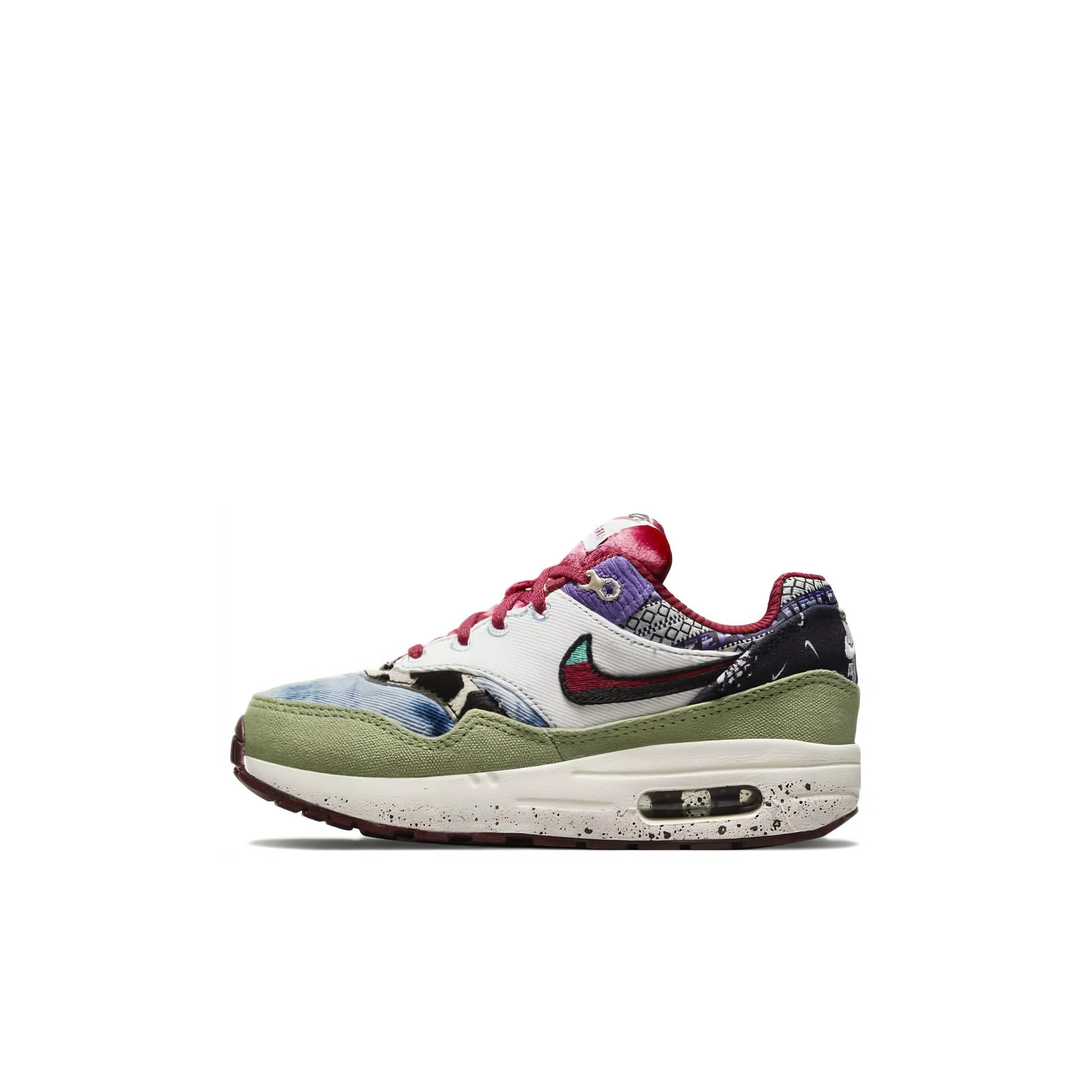 Concepts x Nike Air Max 1 Low Топ Беговые кроссовки Сине-зеленый для детей 3-7 лет