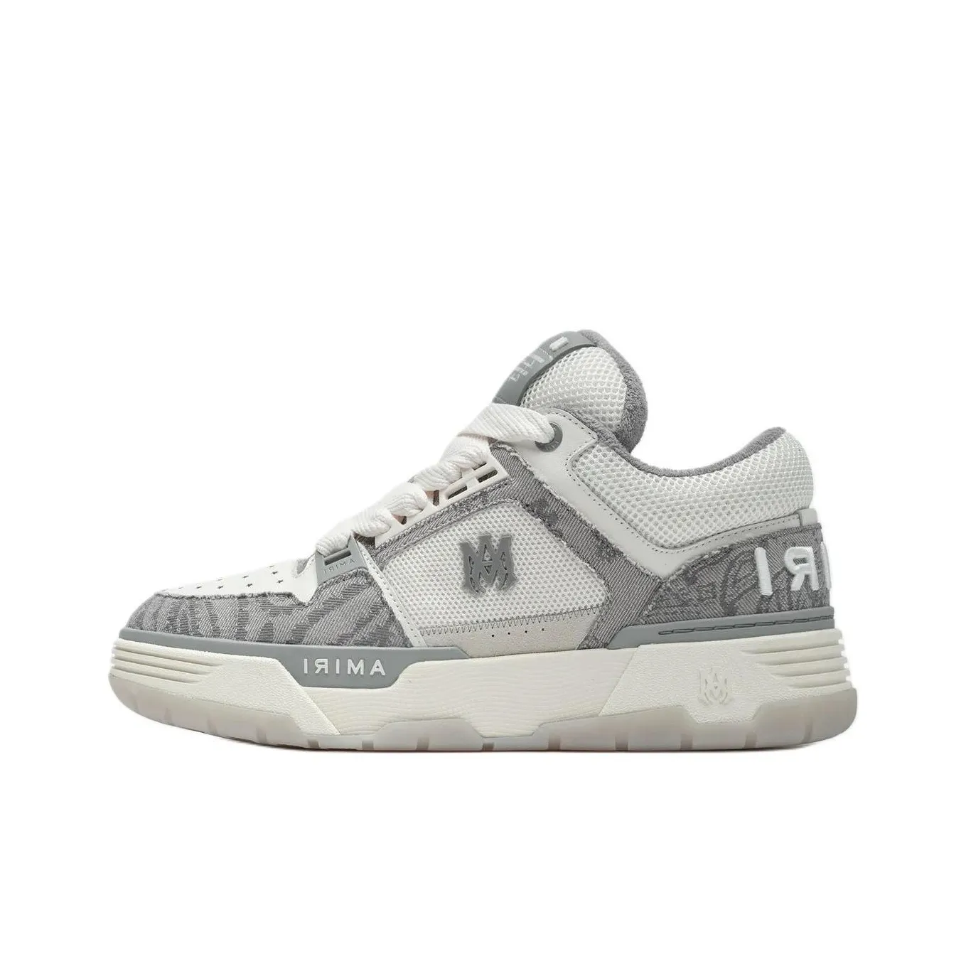AMIRI MA 1 Low Top Skateboard Shoes Men
s Gray