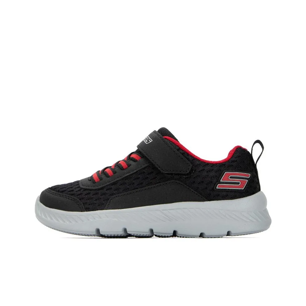 Skechers Comfy Flex 2.0 Low Top Kids Lifestyle Shoes Black Red