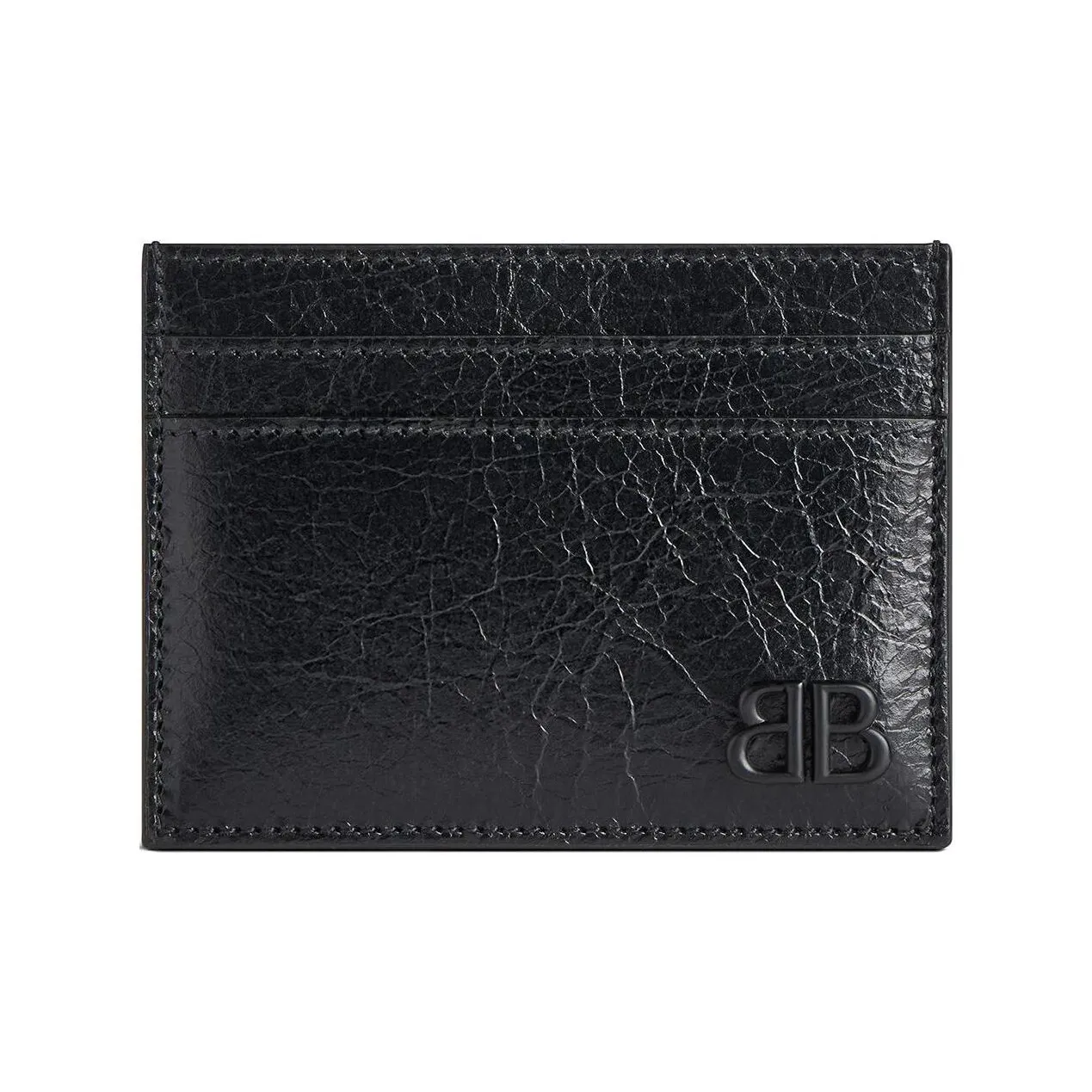 Balenciaga Mens Monaco Card Holder Black