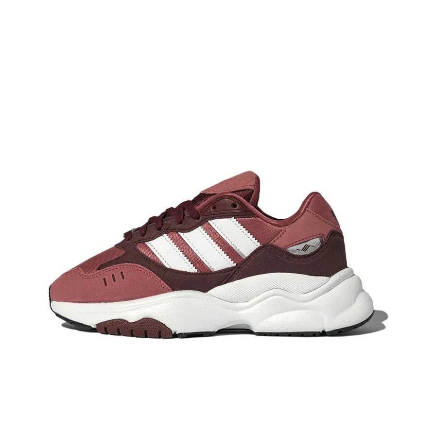 Adidas Originals Retropy F90 J противоскользящий устойчивый к истиранию низкий топ для детей повседневная обувь красный для подростков