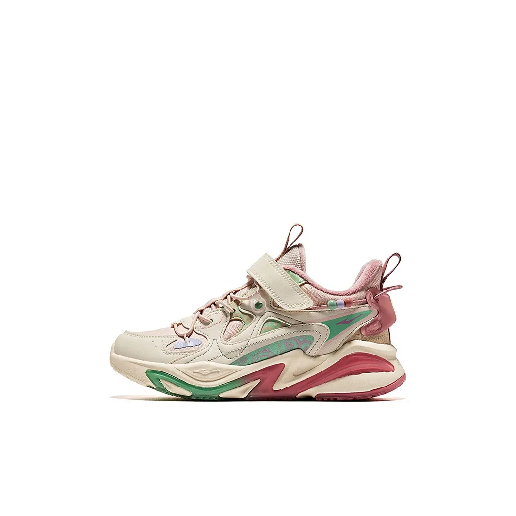 ERKE KIDS Водонепроницаемый противоскользящий и устойчивый к истиранию детская обувь для активного образа жизни цвет Яйцо кремово-серый Swiss розовый детский