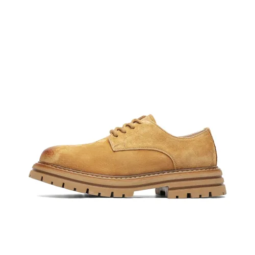 Product B Мужские повседневные туфли Low Top Желтые Мужские