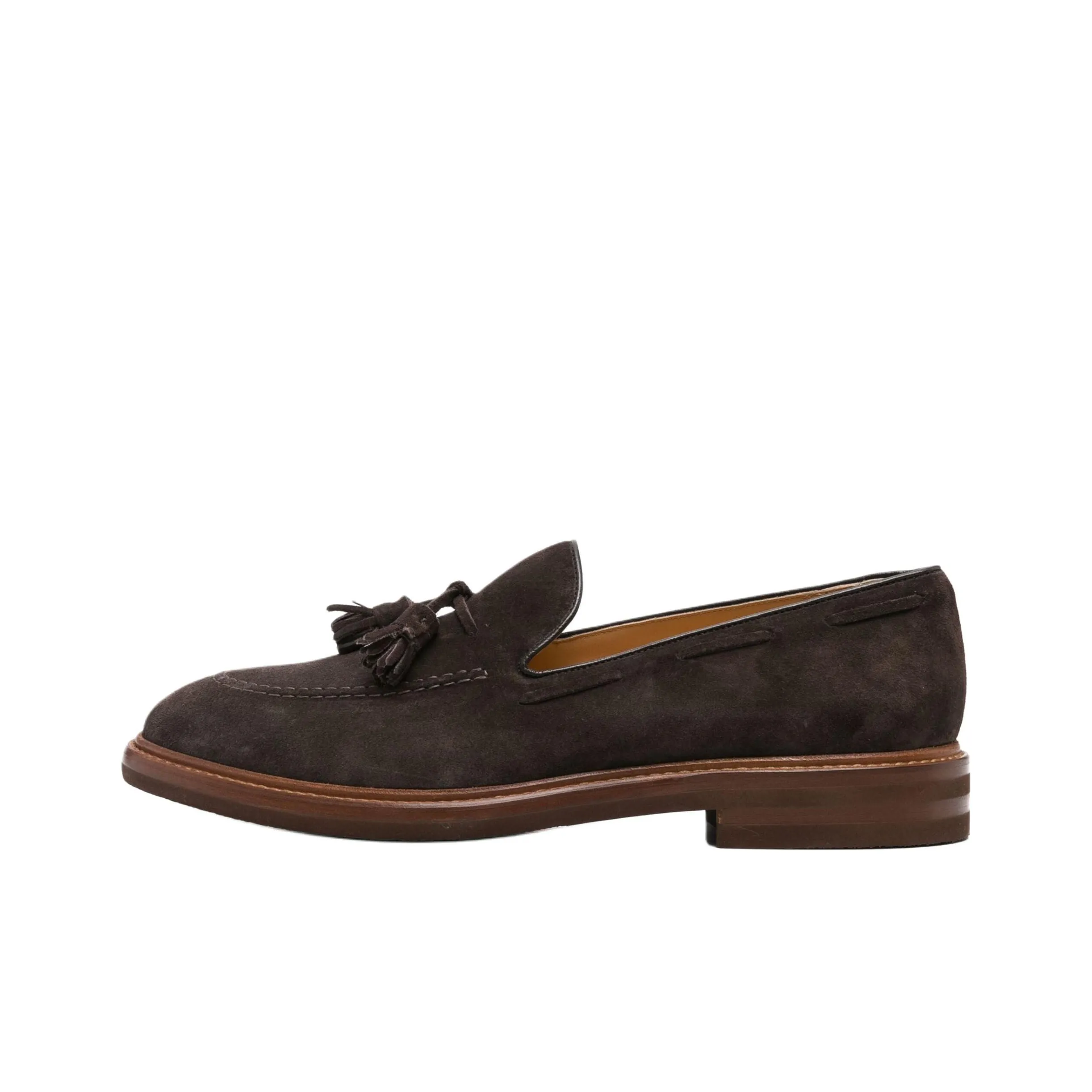 Brunello Cucinelli Tassel detail Suede Loafers