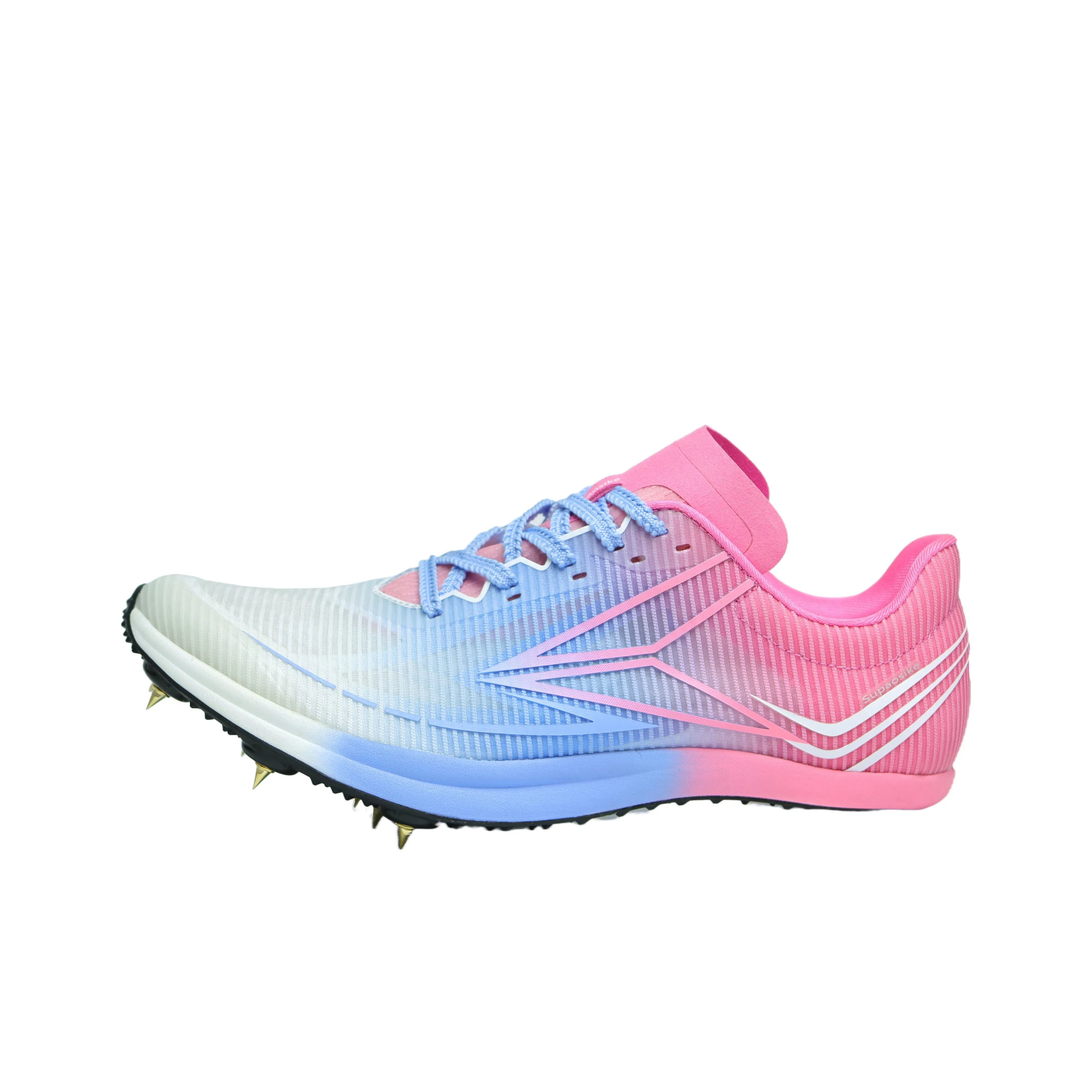 SUPAOSIKE Cushioning Support Wear Resistant Low Top Broken Ten S9 Unisex Blue Pink