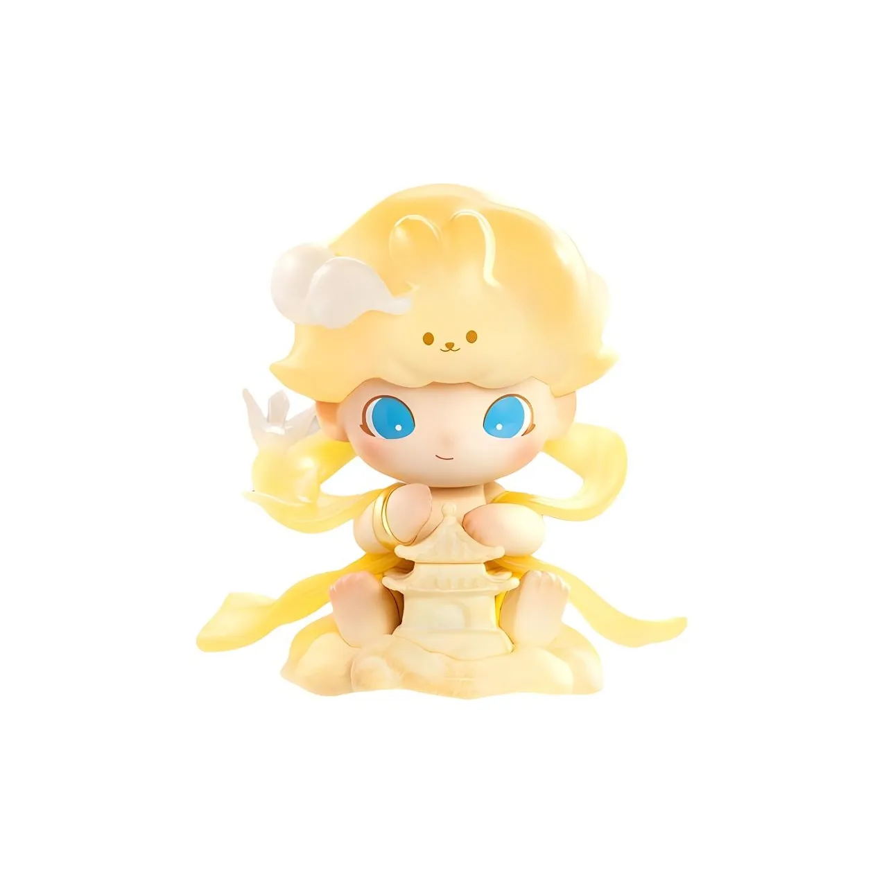 POP MART Коллаборация Edition Dimoo Moon Palace Прозрачный Слепой Бокс с Карточкой 7 см