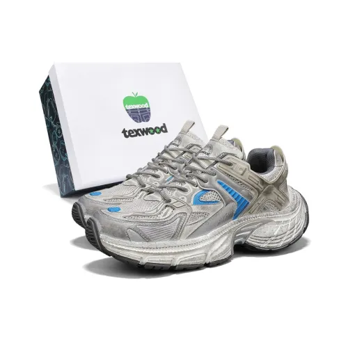 TEXWOOD Толстоподошвенные кроссовки Low Top Серо-голубой Мужские