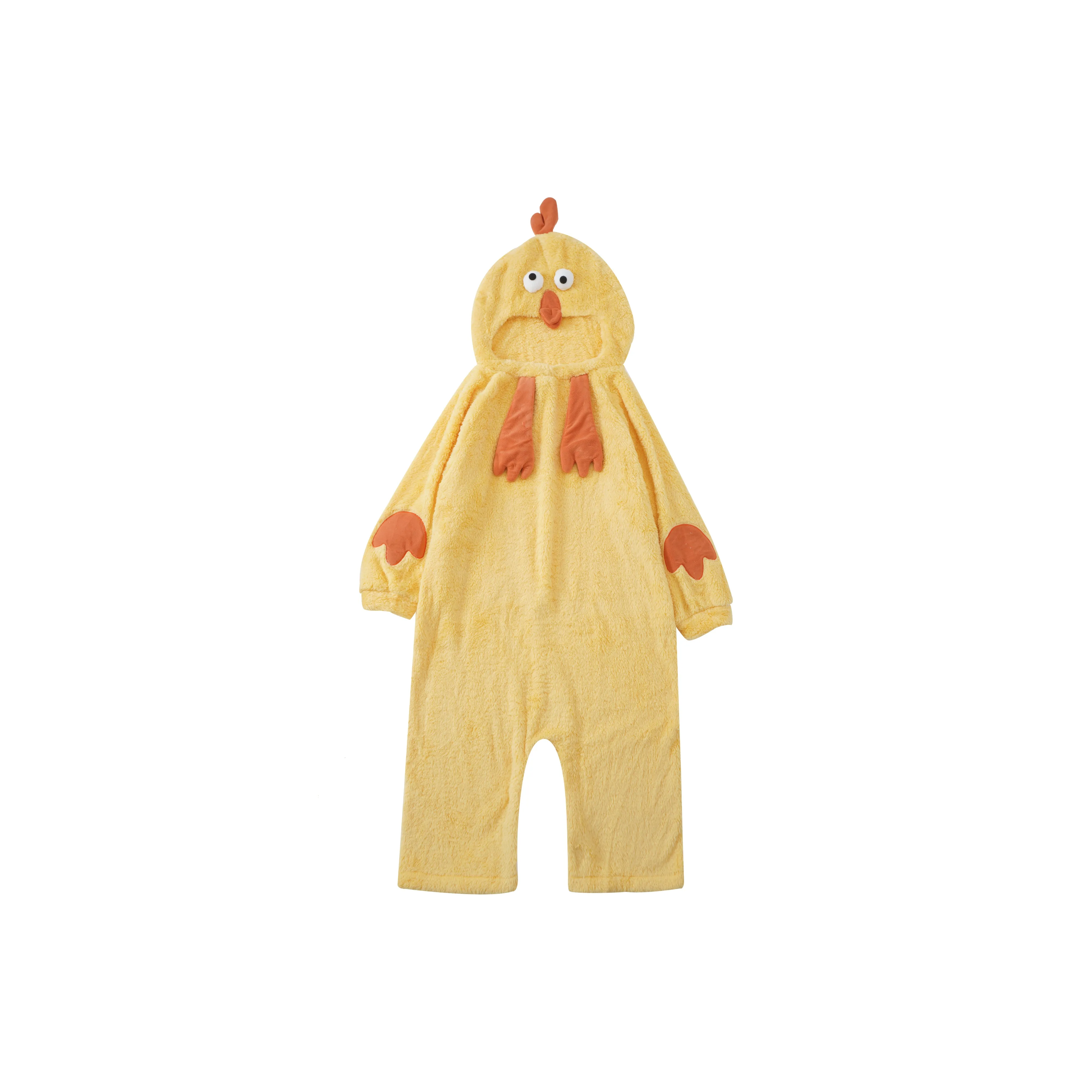 Ta Yan Домашняя одежда Комбинезон Зимний Женский Желтый