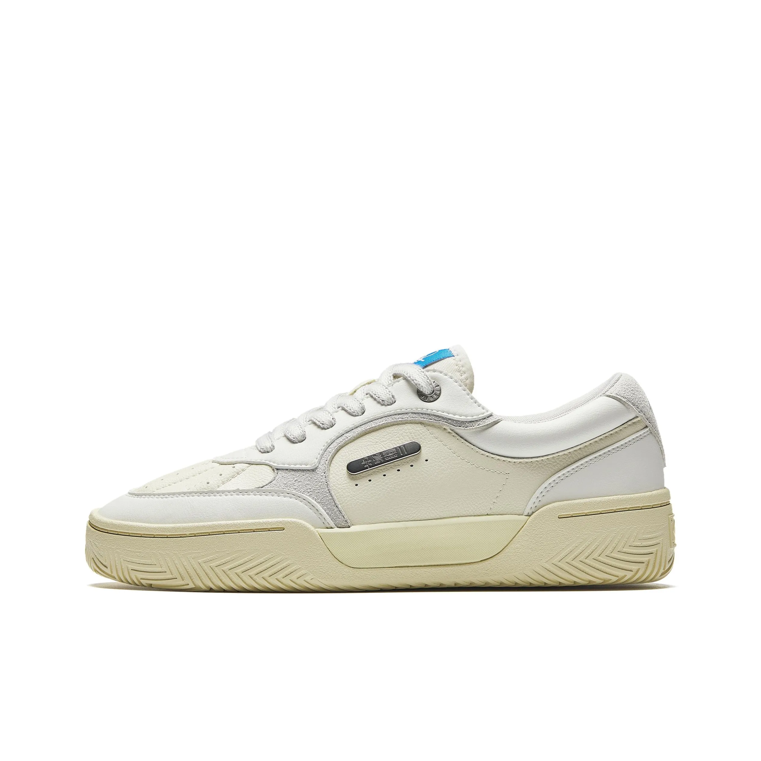 Anta Owen Hélà TRIBE Cushioning, Wear Resistant Low Top Skateboard Shoes Unisex White
