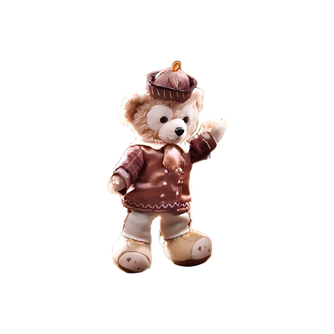 Disney GUCCI Коллаборация Шоколадная Кукла Даффи Плюшевая Подвеска 14 см Высота