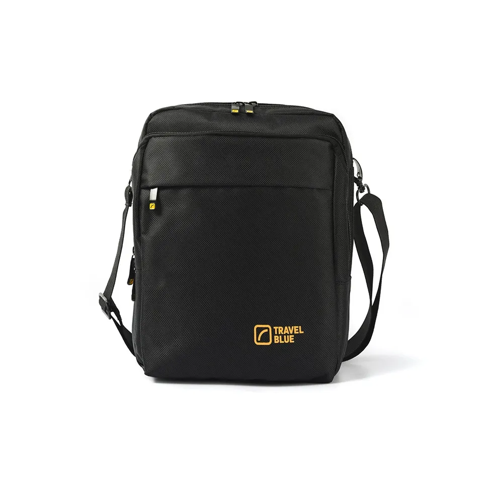 TRAVELBLUE Полиэстер Плечевая сумка Мужская Черная