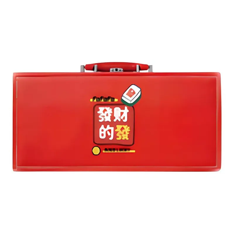 Imono Mahjong Small Size Mini Portable Travel Red Prosperity Cute 26mm/30mm Home Use Rolling Box Board Games