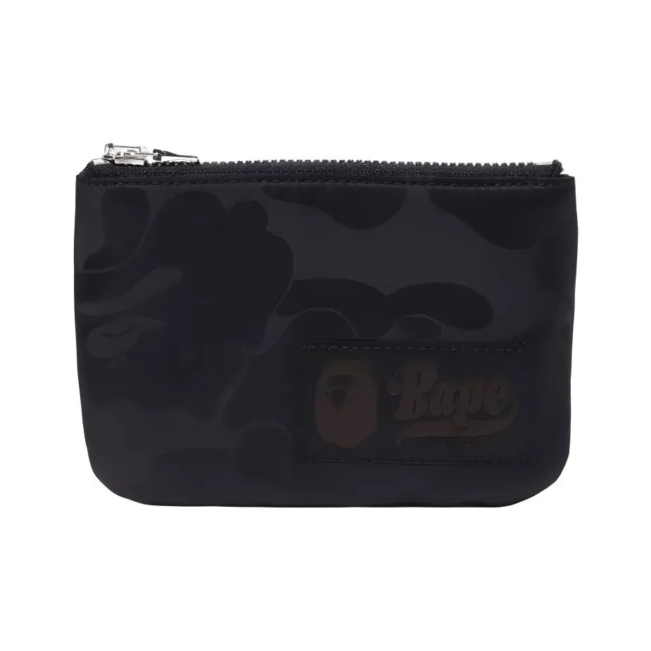 A BATHING APE Bape Nylon Wallet Regular Men's Blue/Black/White
