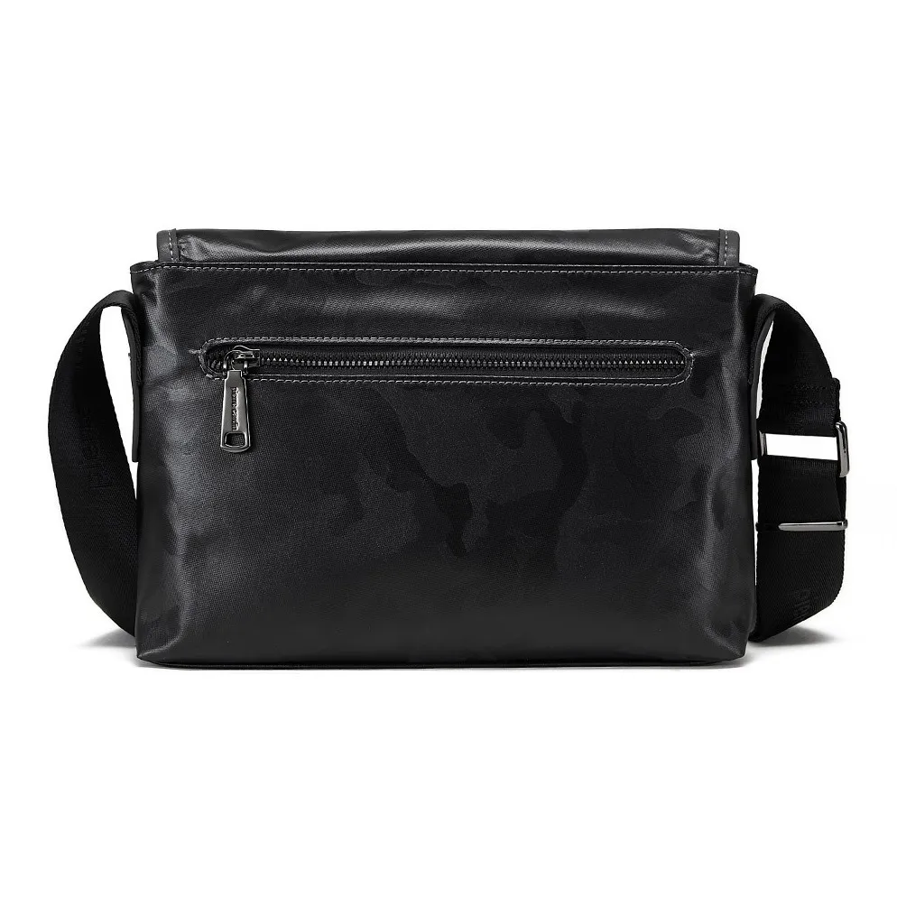 PIERRE CARDIN Сумка через плечо из ткани мужская серая