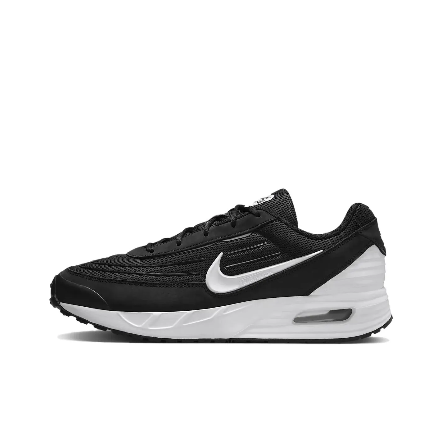 Nike AIR MAX VERSE Abrasion Resistant Breathable Low Top Running Shoes Men's Black
