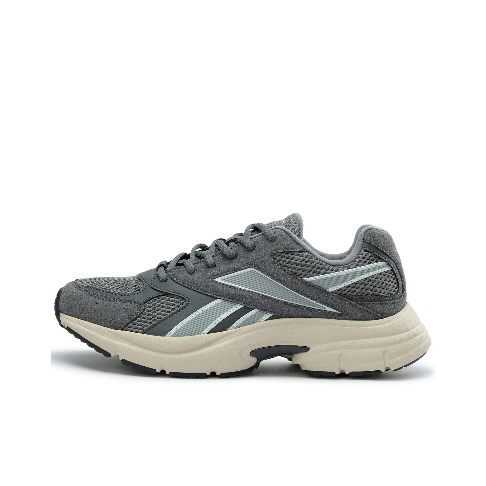 Reebok Low Top Running Shoes Unisex Gray