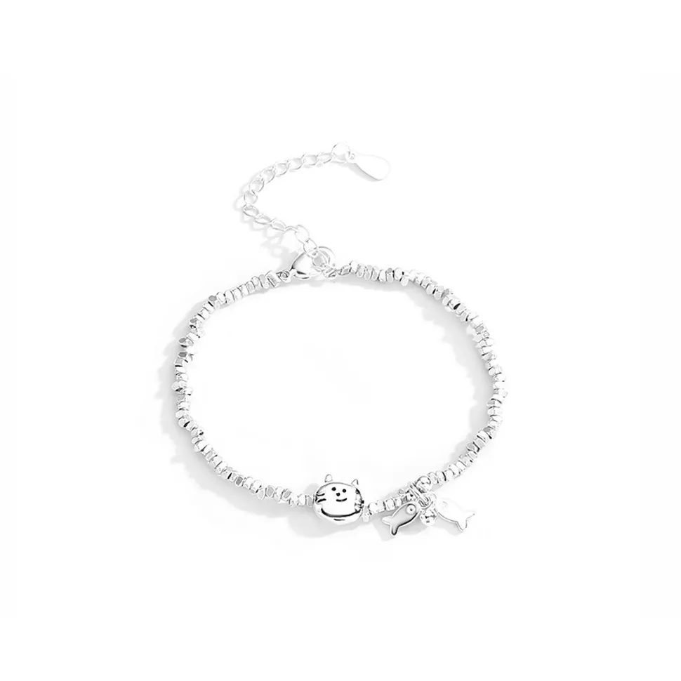 MUYAN Сплав Кошка And Рыбка Браслет Женские