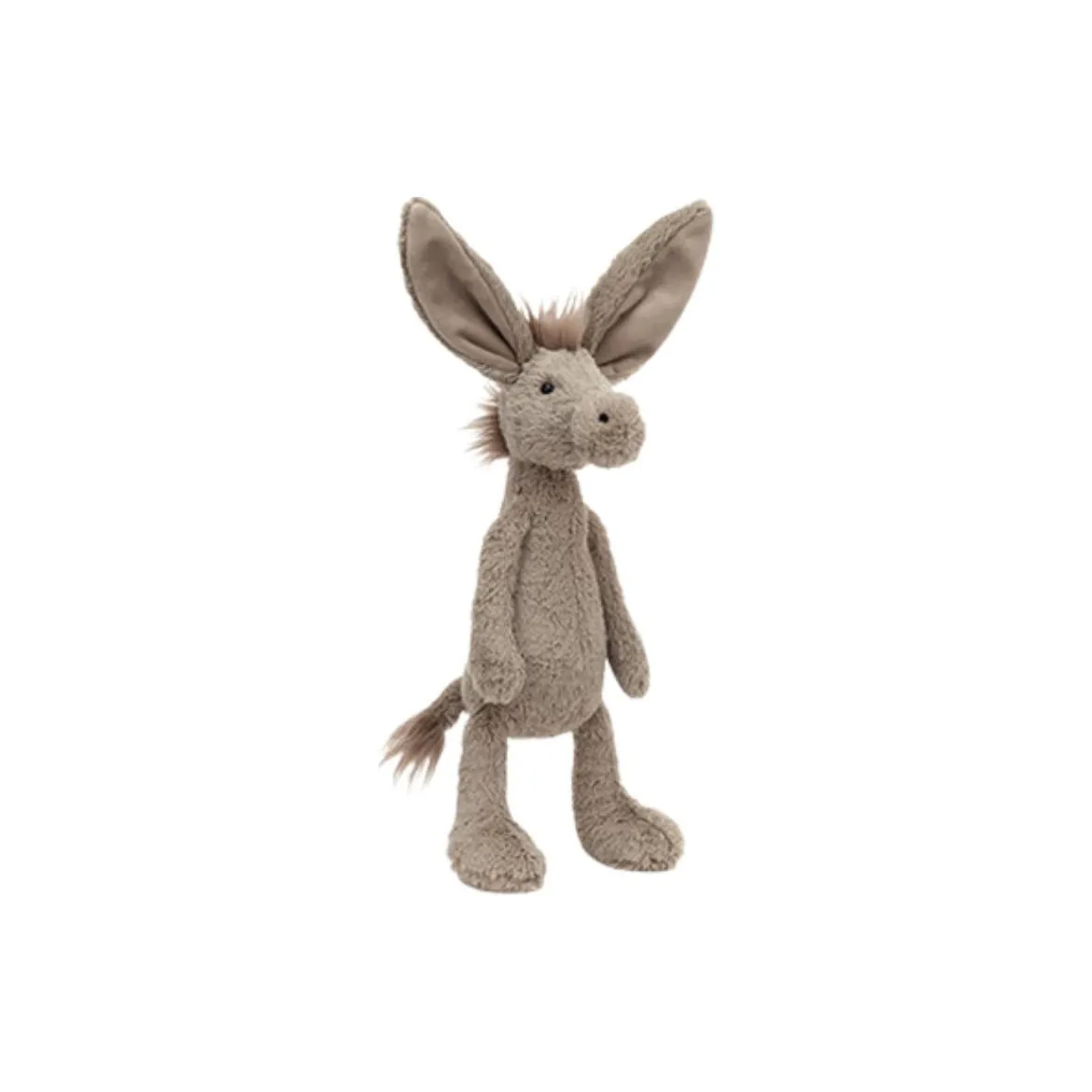 JELLYCAT Farm Animal Collection Хэкл Донки Серый Кукла для малышей Плюшевая кукла 33 см Высота