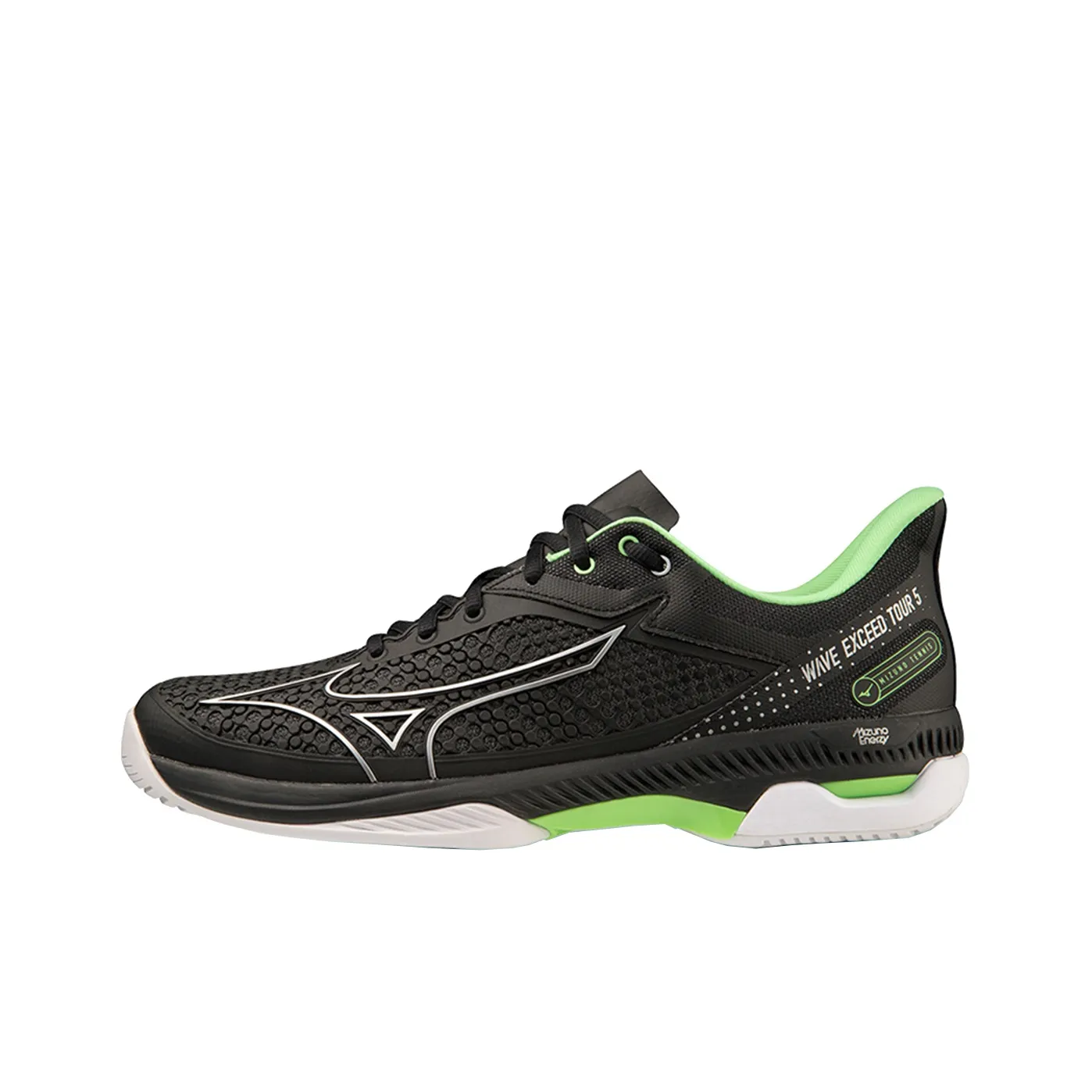 Mizuno Wave Exceed Tour 5 Амортизаторы Slip-resistant устойчивые к истиранию Низкий топ Кроссовки для тенниса Унисекс Черный