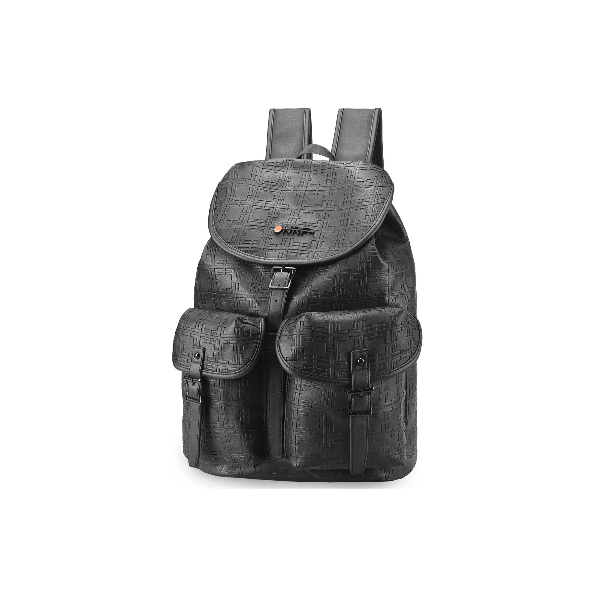 ONRF PVC Backpack Computer Backpack Large Size Men's Black