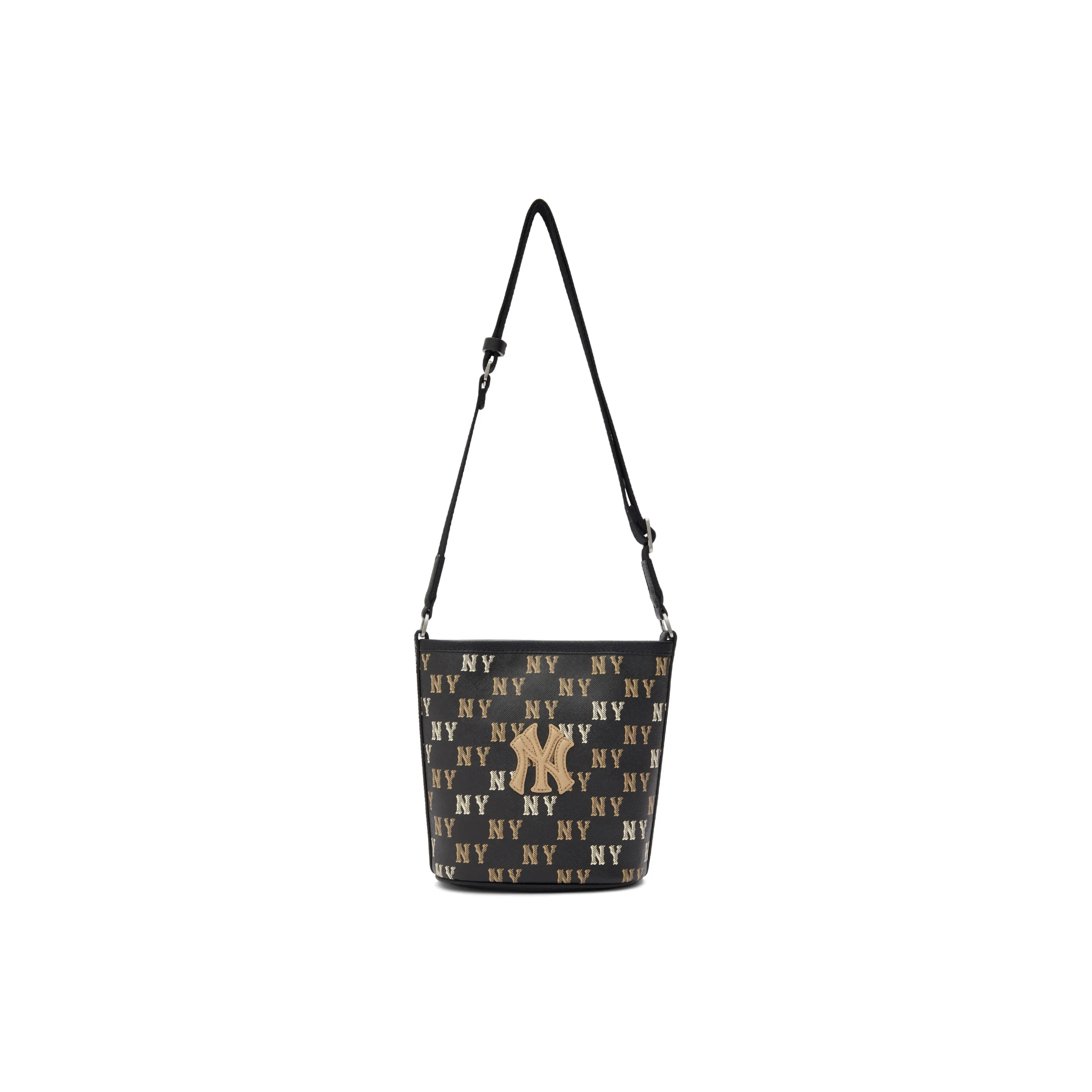 MLB PVC Bucket Bags Shoulder Bag Crossbody Bag Regular Unisex Black