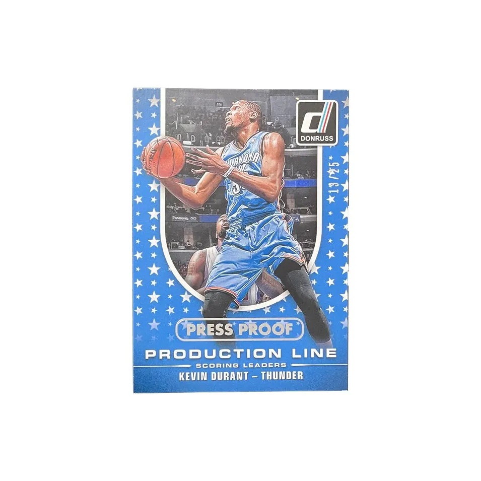 PANINI 2014 15 Durex Thunder Kevin KD Teca 13/25 Press Proof Teca Player Card Product Access Sports Cards 1 Pc
