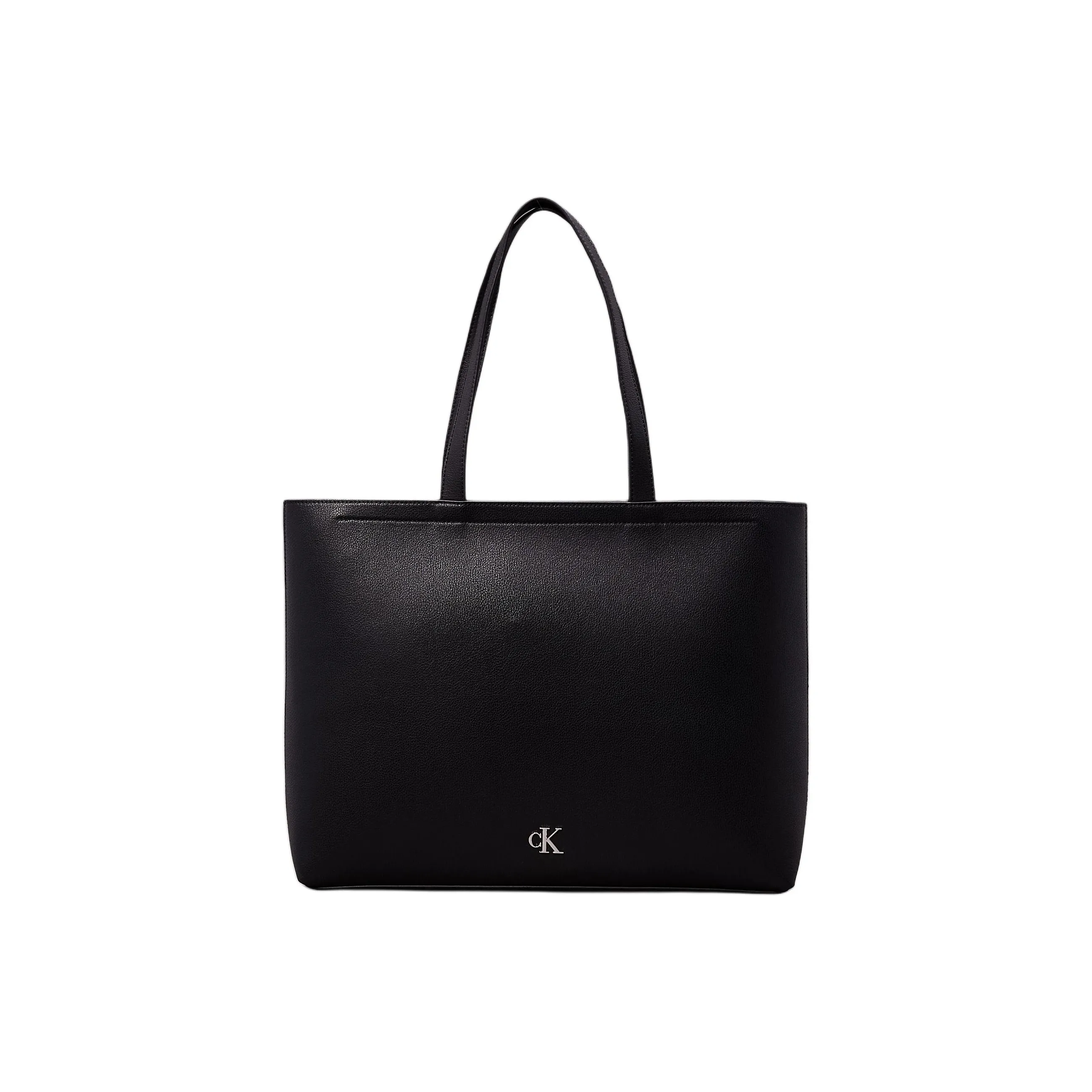 CALVIN KLEIN Recycled Polyester Tote Bag, Shopping Bag, Handbag Women's Black