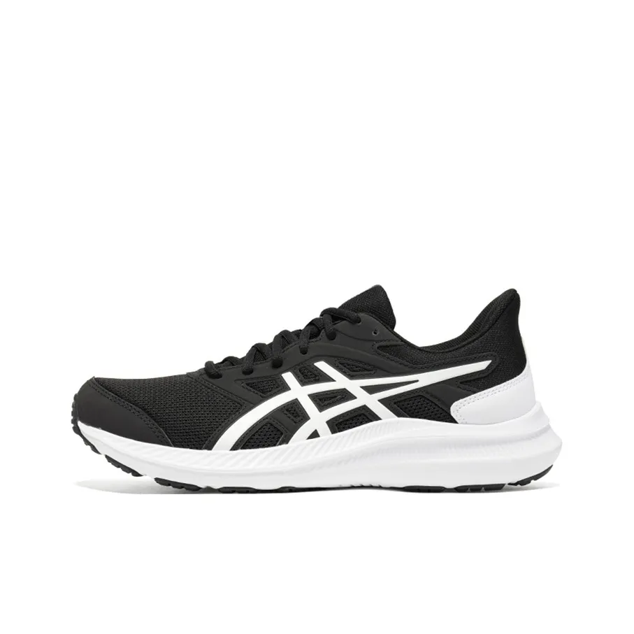 ASICS Jolt 4 Дышащий и Легкий Низкий Топ Беговые Кроссовки Мужские Черный Белый