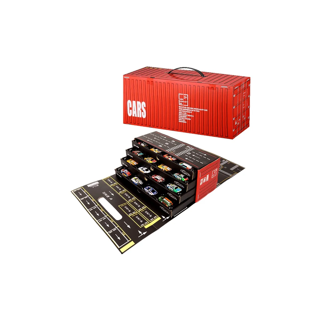 BIG TAYLOR 48-частный набор транспортных средств из сплава и строительных машин гоночный набор Hobby Model коллекция украшений игрушки