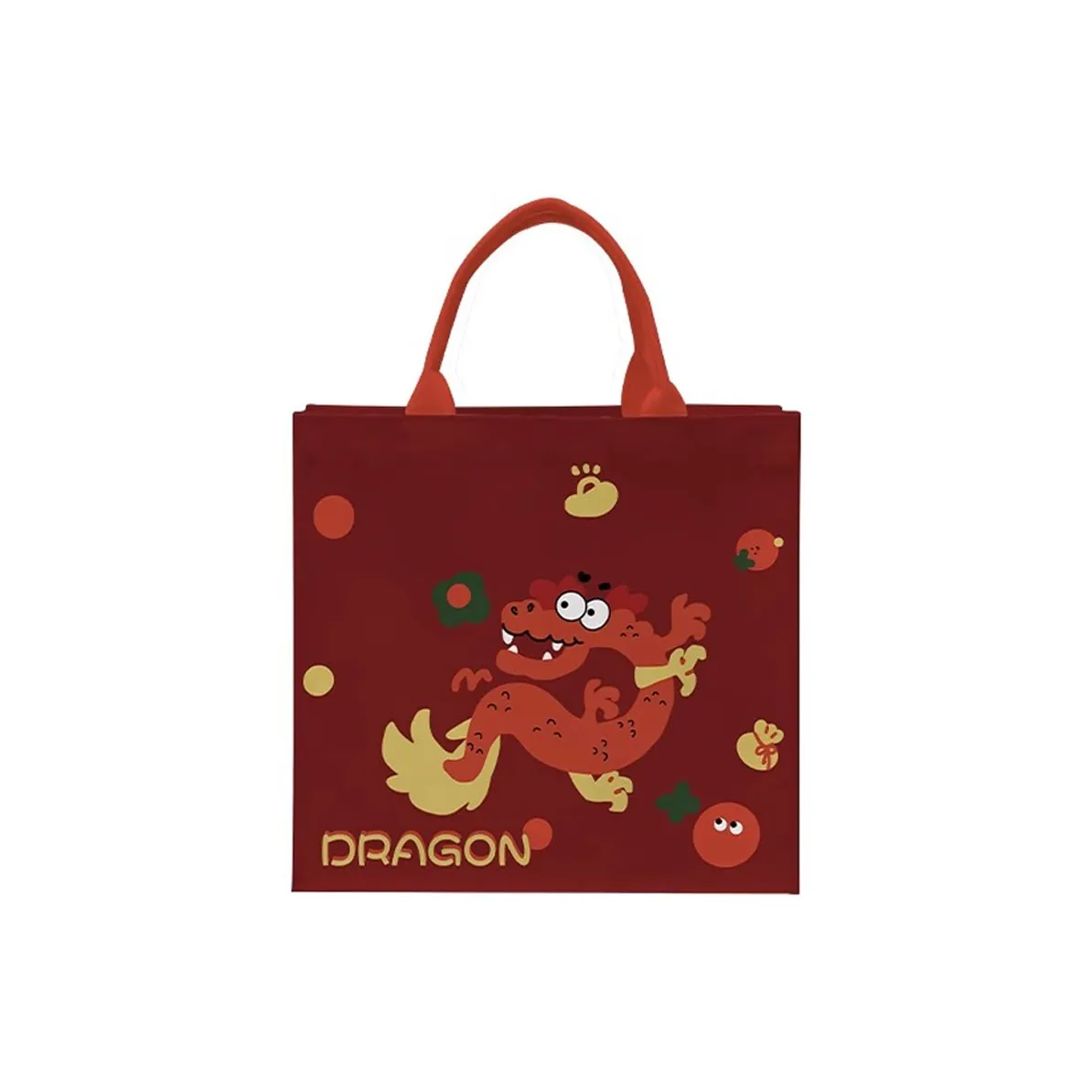 AOSONG Suede Technology Fabric Handbag Tubas Women's Red