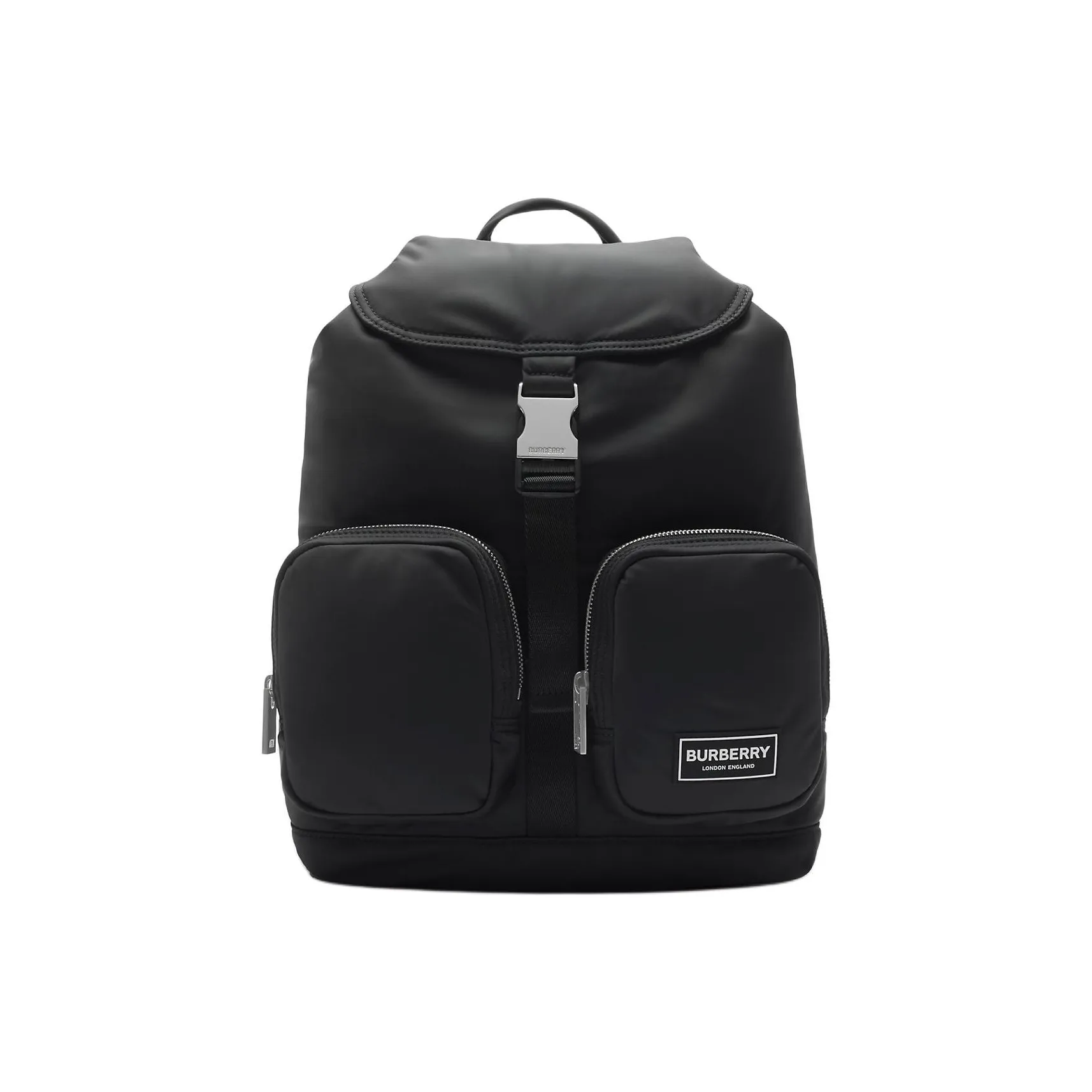 Burberry Polyamide Backpack Trumpets Unisex Black