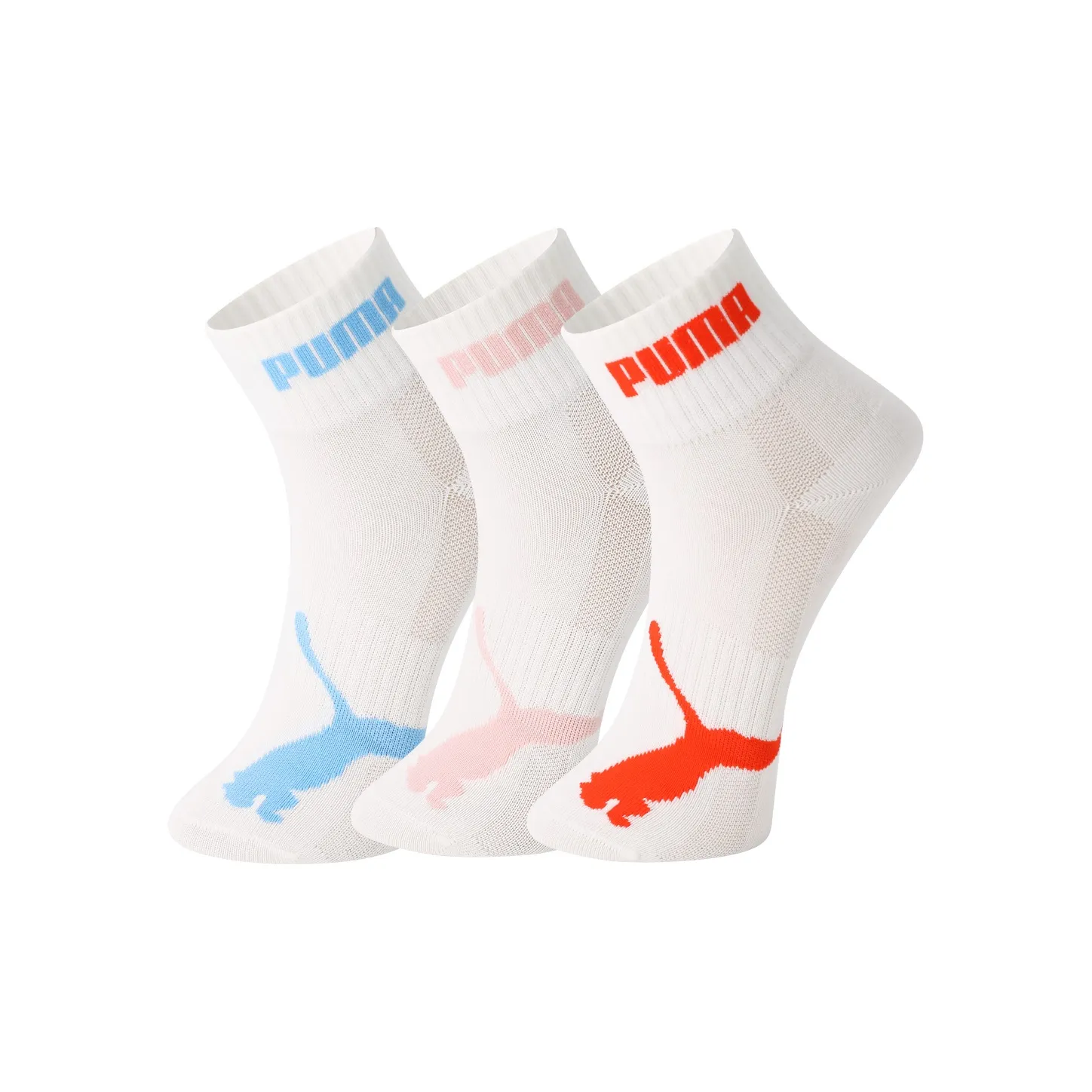 PUMA 3 шт Экрю Женские Носки MID до икры