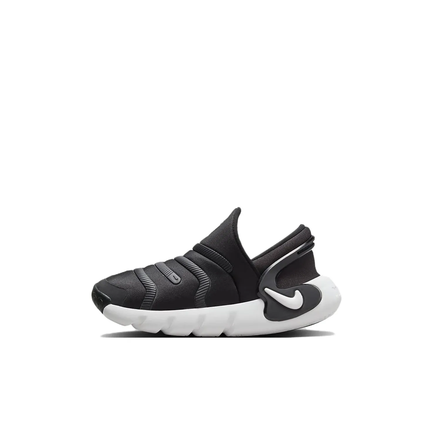 nike Dynamo 2 EasyOn Slip Resistant Низкий Топ Детские Лайфстайл Обувь Черный Белый Дети Возраст 3-7 Лет