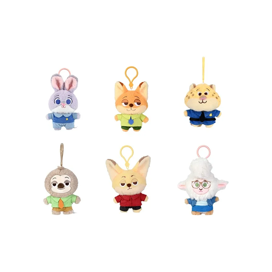 POTDEMIEL X Disney Зверополис Джуди Ник PANTHER Офицер Молния Финн Овца Вице-президент Куклы Плюшевый Брелок