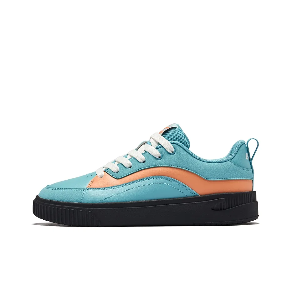 Erke Flying Goose Anti Slip Wear Resistant Low Top Skateboard Shoes Squad Women's Blue Zanotti