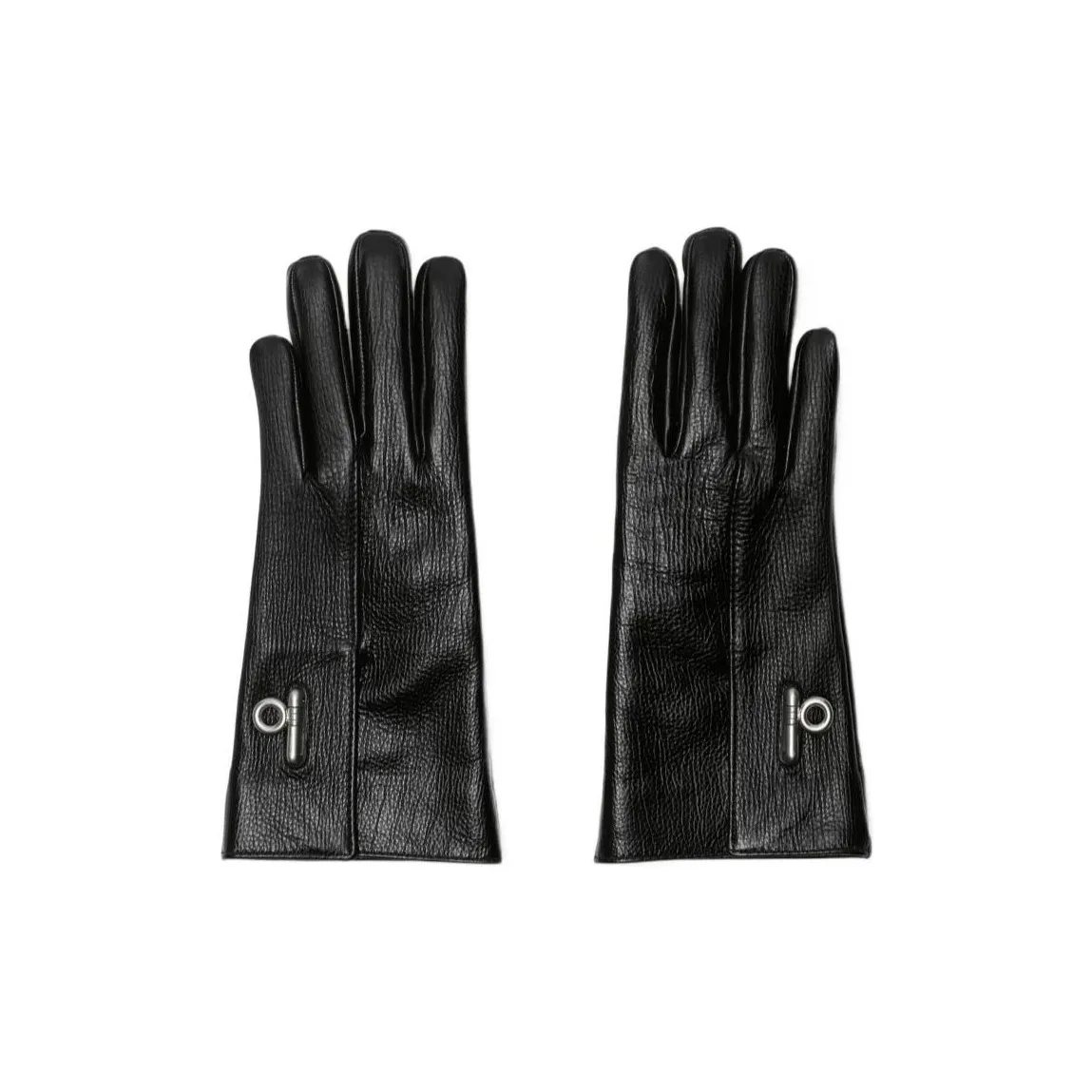 Burberry Mulberry Silk Gloves Women's Black