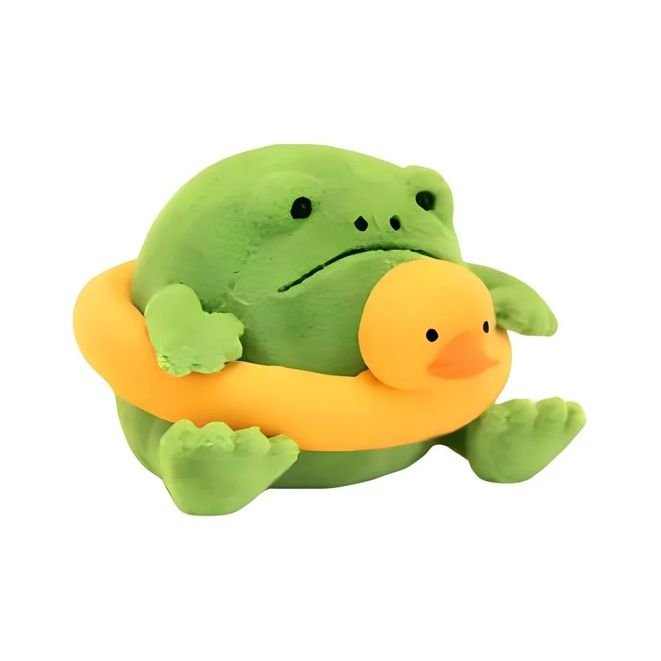JELLYCAT Amphibian 
Reptile Collection Swim Ring Rain Frog Dolls Plush Doll Small Size Tall