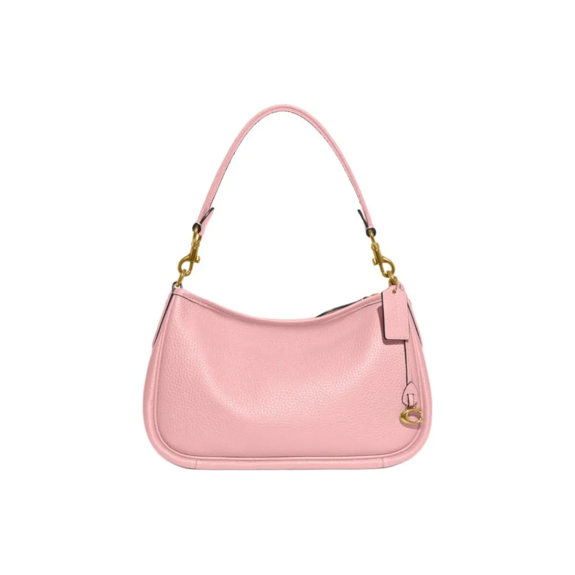 COACH Cary Soft Pebbled Leather Shoulder Bag, Crossbody Bag, Handbag Tubas Women's Pink