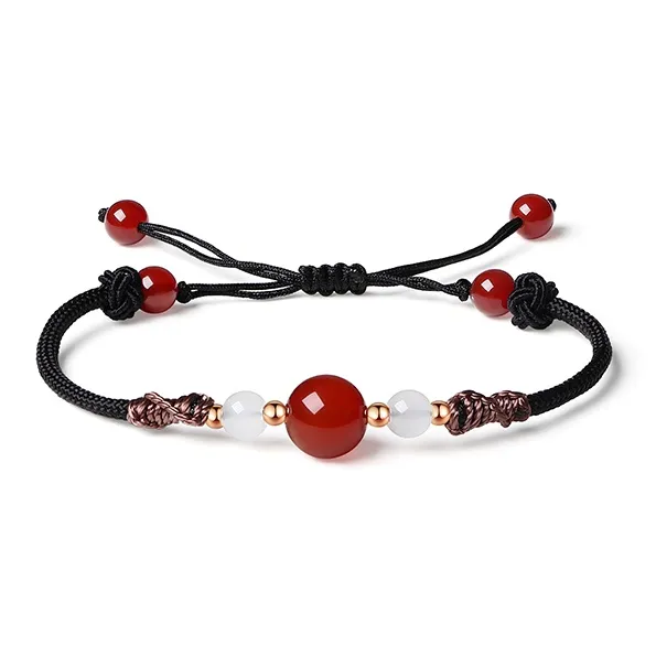 RboySe Сплав Ручная работа Ткань Вязаный Браслет Унисекс