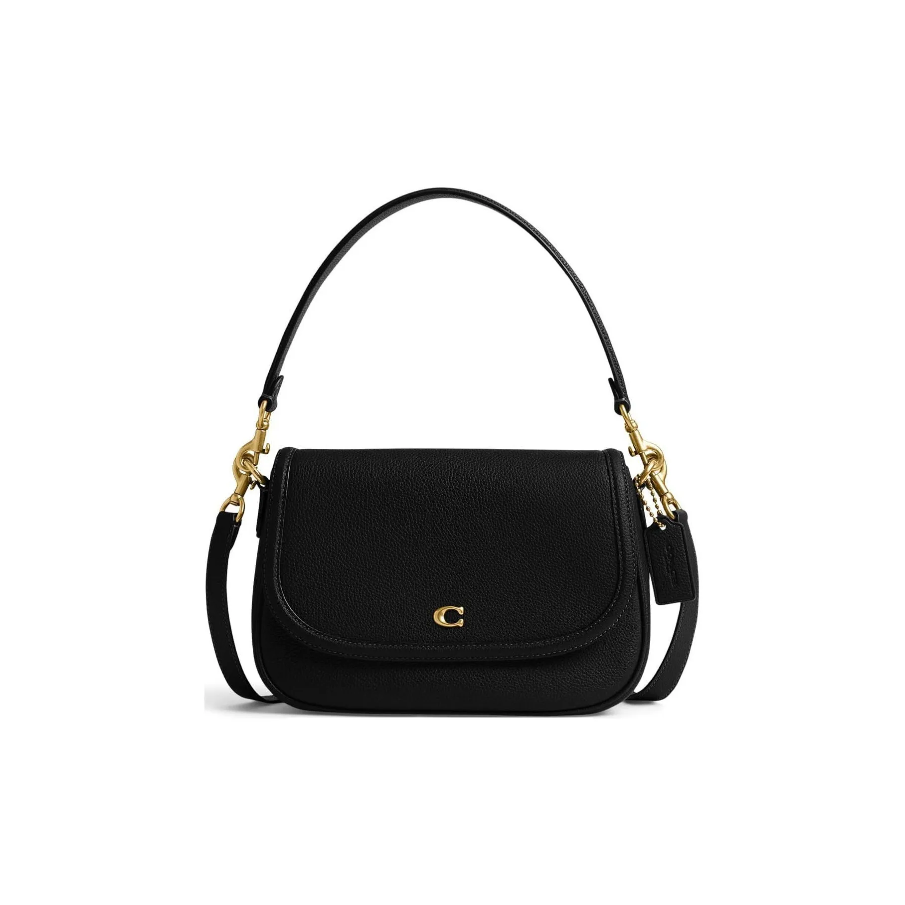 COACH Legacy Cow Leather Portable Crossbody Bag, Shoulder Bag Medium Size Women's Black