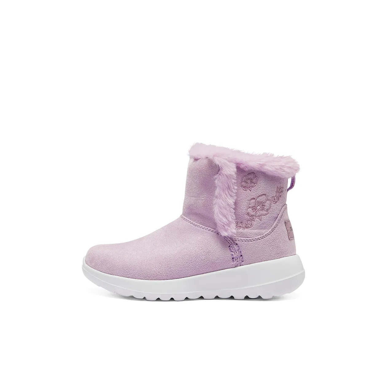 Skechers Kids Противоскользящие Устойчивые к износу Термические детские ботинки Лаванда для малышей