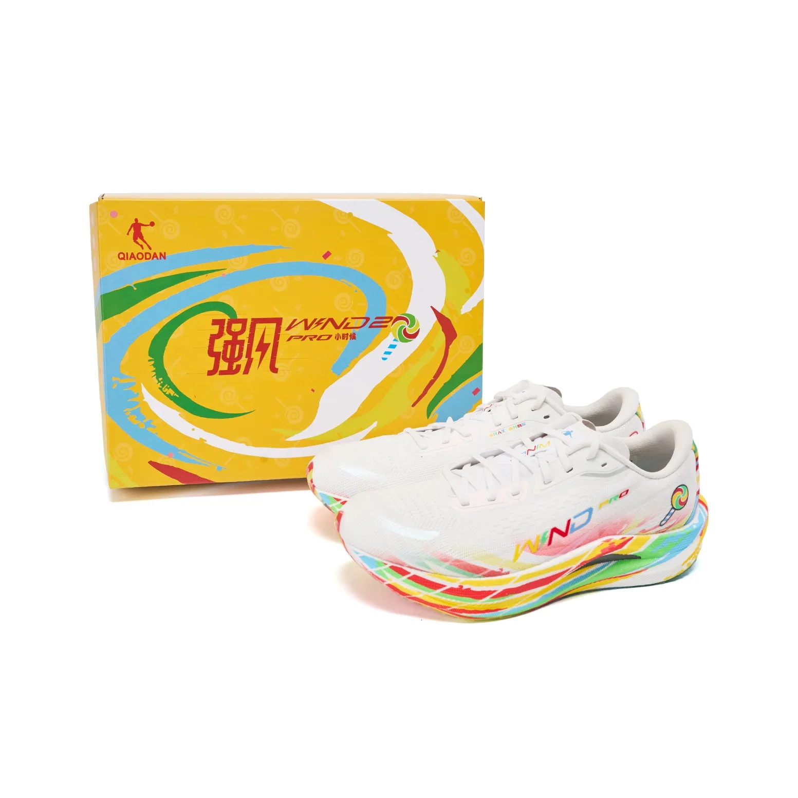QIAODAN Strong Winds 2.0 PRO Running Shoes Men's Low top Jordan White E Commerce Red