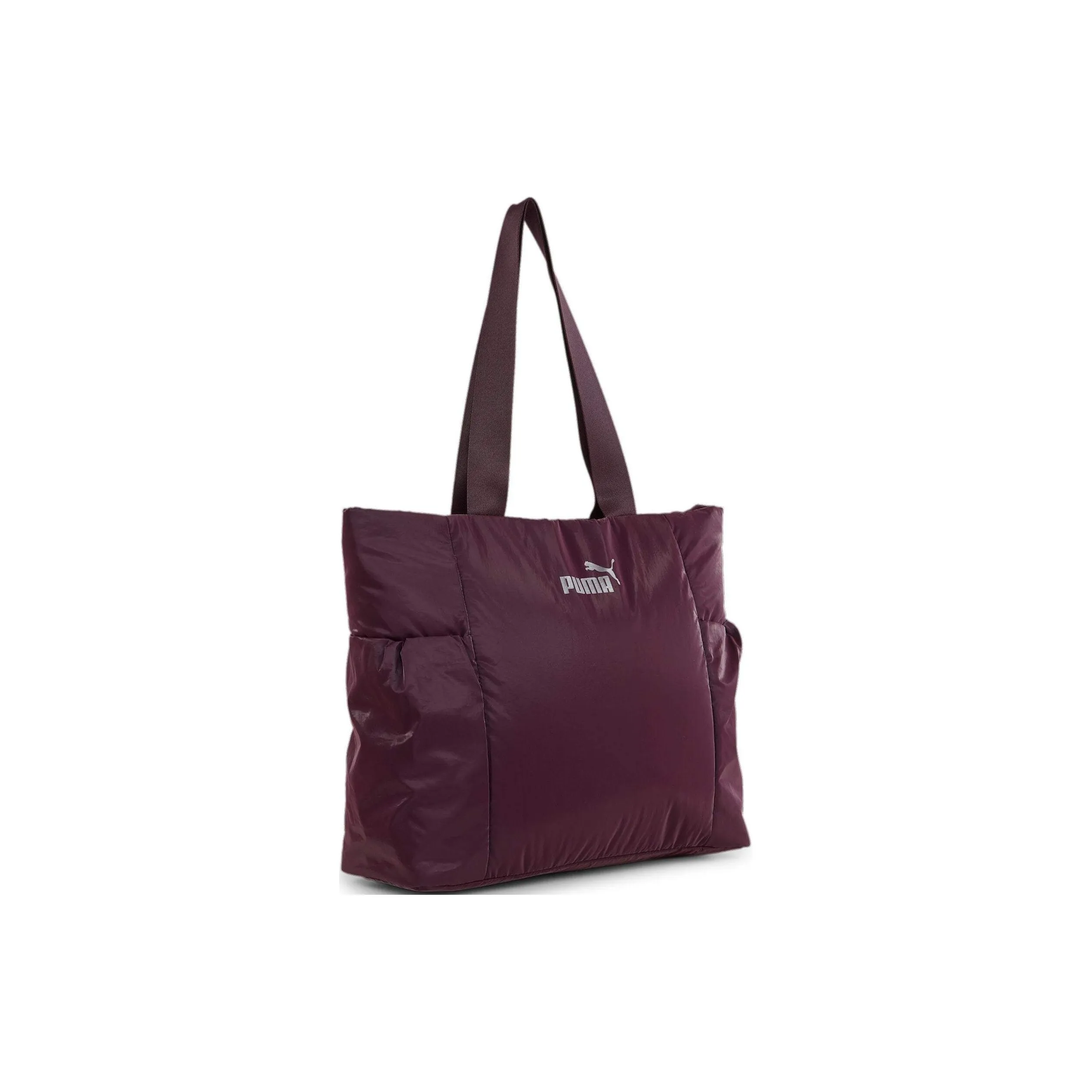 PUMA Nylon Tote Bag, Shopping Bag, Handbag, Shoulder Bag Tubas Women's Midnight Fuchsia