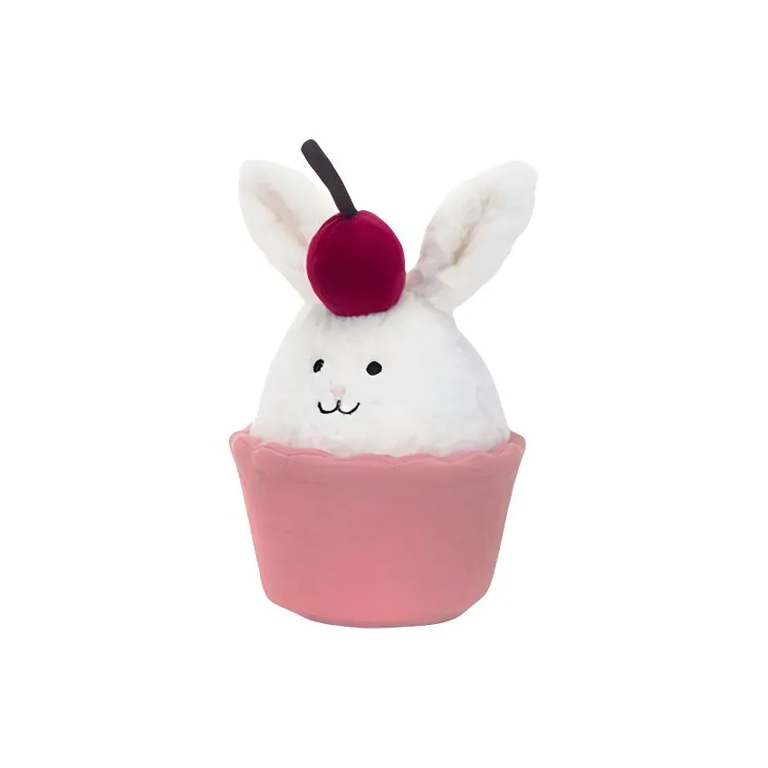 JELLYCAT Dainty Dessert Bunny Cupcake Plush Toy