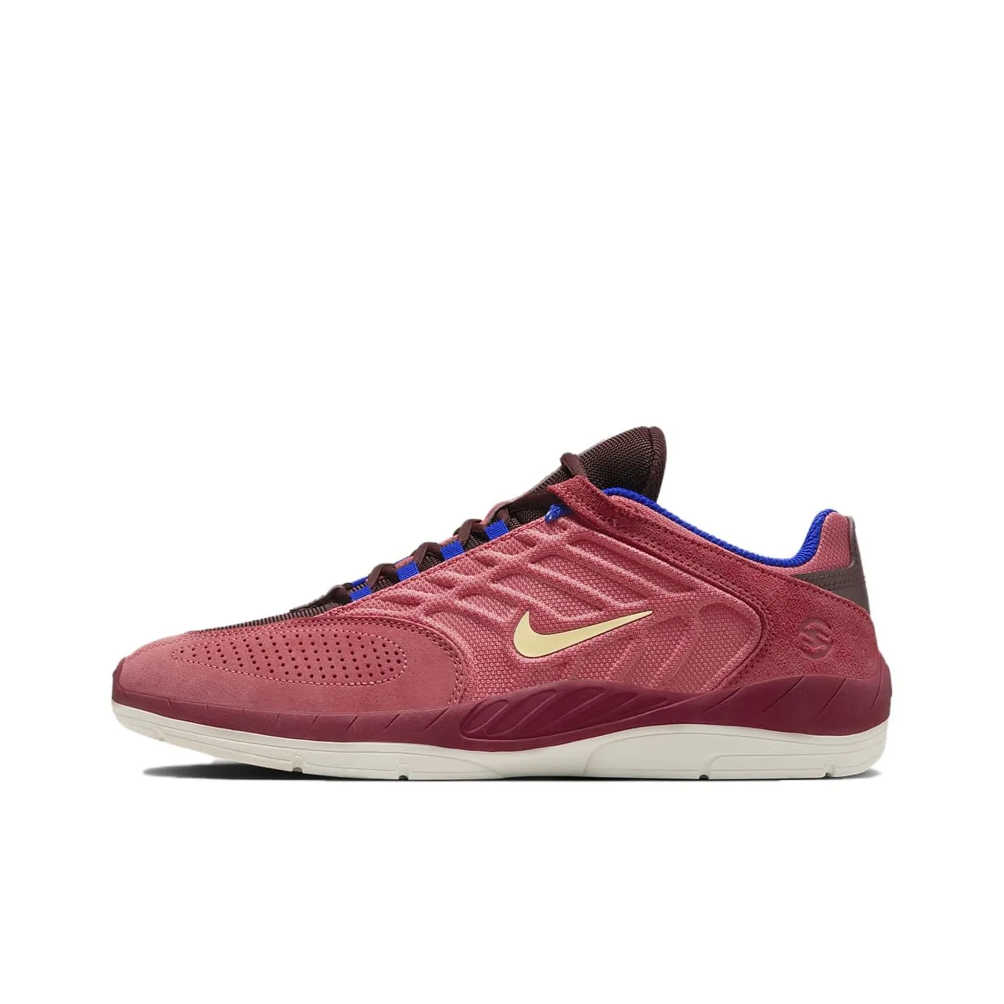 Nike Sb Vertebrae Anti Slip Wear Resistant Low Top Skateboard Shoes Unisex Red