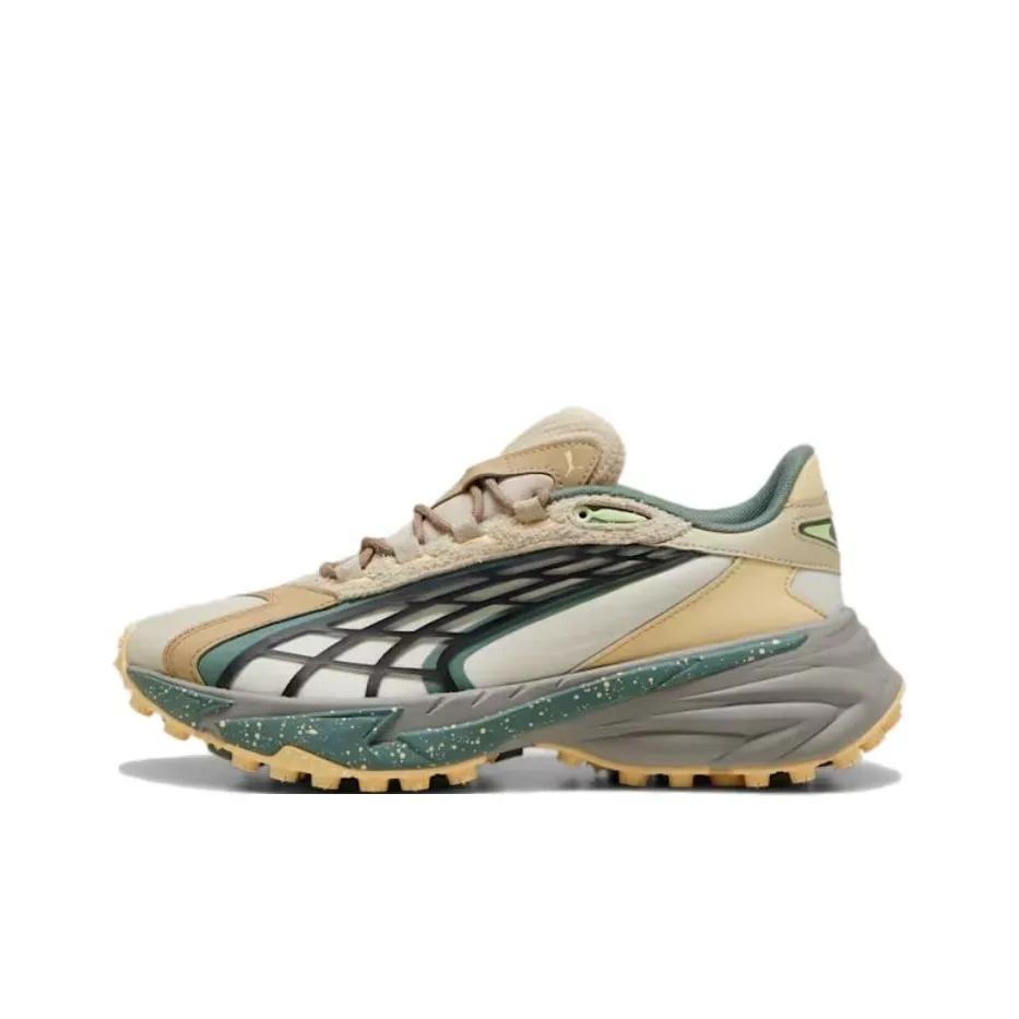 PUMA Spire Slip-Resistant Abrasion-Resistant Низкие Беговые Кроссовки Унисекс Серый Белый