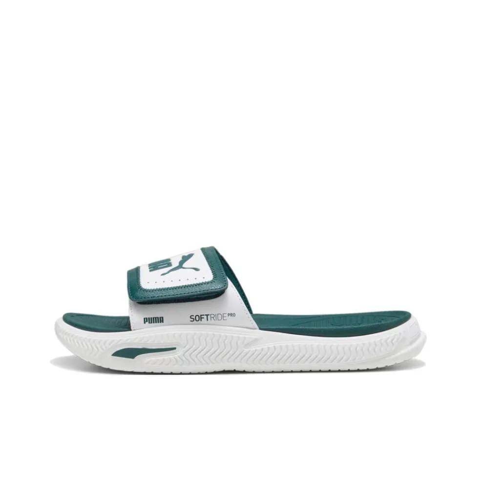 PUMA Softridepro Slide Slippers Unisex Dark Green