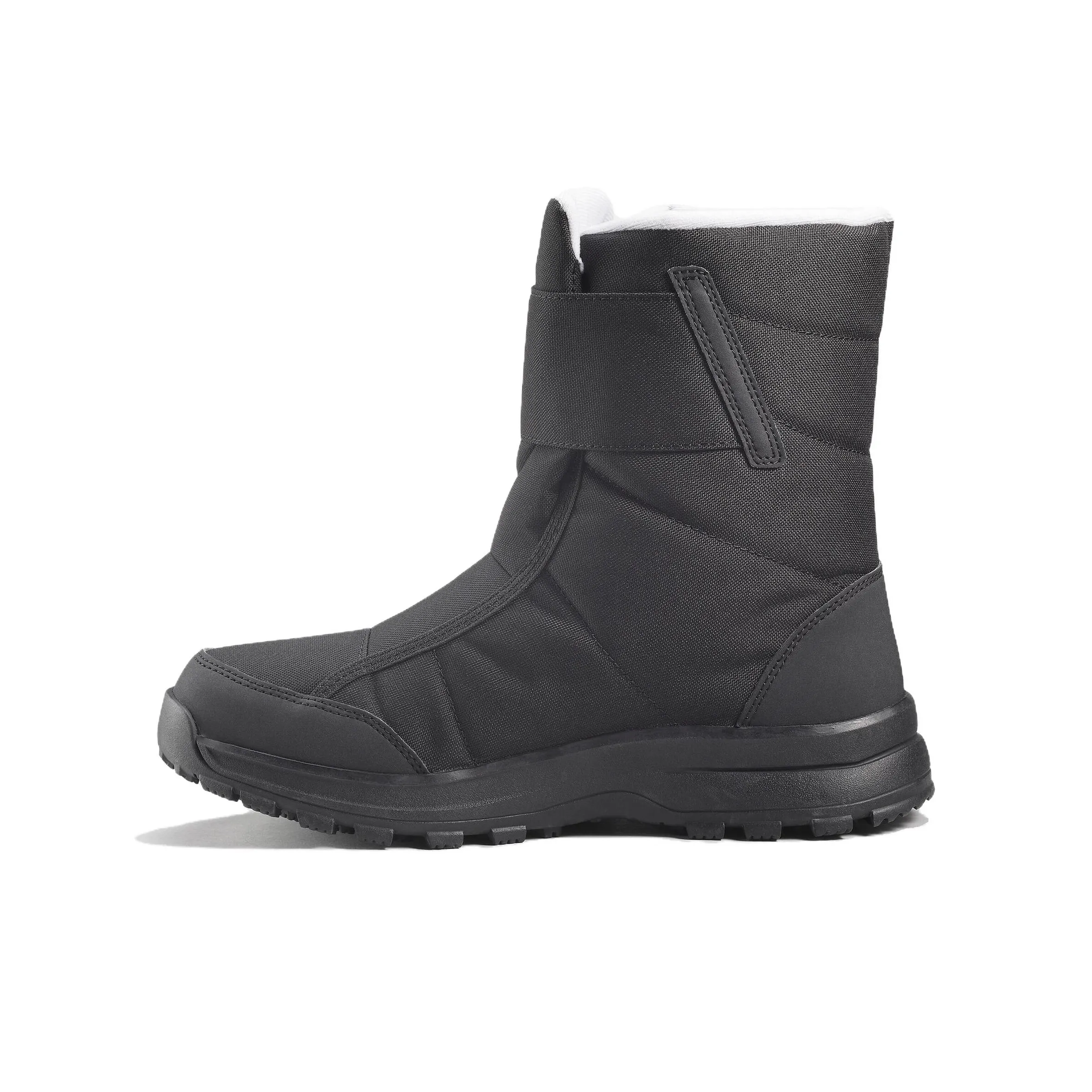 DECATHLON SH100 Термический Водонепроницаемый Устойчивый к Износу Высокие Снежные Ботинки Женские Черные